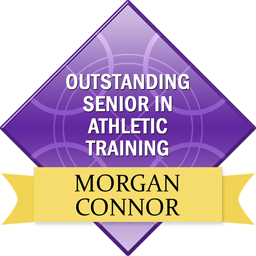Outstanding Senior in Athletic Training: Morgan Connor