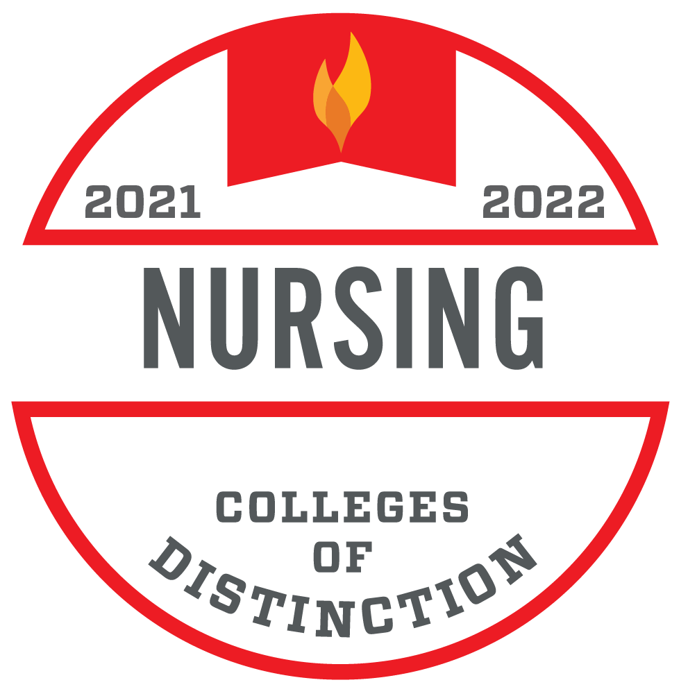 Colleges of Distinction Badge for Nursing 2021